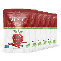 Nature's Turn Freeze-Dried Fruit Snacks, Apple Cinnamon Crisps, Pack Of 6 (0.53 Oz Each)