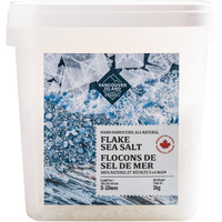 Flaky Sea Salt - 35Oz Of Large Gourmet Salt Flakes - Handcrafted On Vancouver Island - Perfect For Seasoning, Baking, Cooking, And Finishing - Bucket Of All Natural Flaked