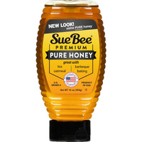 Sue Bee Pure Premium Honey From Usa Beekeepers, 16 Ounce (1 Lb)