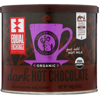 Equal Exchange Organic Dark Hot Chocolate, 12 Oz Pack Of 6