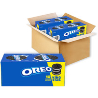 Oreo Chocolate Sandwich Cookies, 20 King Size Snack Packs (2 Boxes)