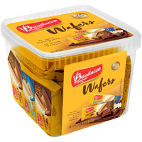 Bauducco Mini Wafer Cookies, Chocolate & Vanilla, 3 Creamy Layers, Crispy Wafers, Single Serve, No Artificial Flavors, 31 Oz (Pack Of 22)