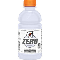Gatorade G Zero Thirst Quencher, Glacier Cherry, 12 Ounce, 24 Pack
