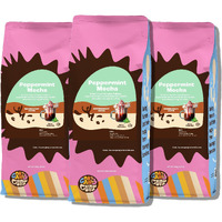 Crazy Cups Flavored Ground Peppermint Coffee, Peppermint Mocha Coffee In 10 Oz Bag, For Brewing Flavored Hot Or Iced Coffee, 3 Pack