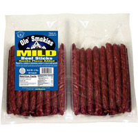 Buffalo Bills 2-Lb Mild 5"" Ole' Smokies Saddlebag (50 Twist-End Beef Sticks Per Saddlebag)
