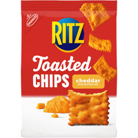 Ritz Toasted Chips Cheddar Crackers, 8.1 Oz