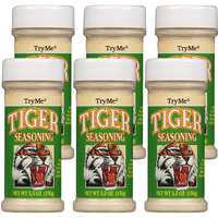 Try Me Tiger Seasoning For Meat Fish And Vegetables, 5.5Oz Bottle (Pack Of 6)