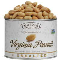 18 Oz Can Unsalted Virginia Peanuts