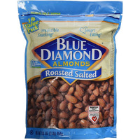 Blue Diamond Almonds, Roasted Salted Snack Nuts, 16 Ounce (Pack Of 3)