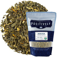 Organic Positively Tea Company, Mango Green, Green Tea, Loose Leaf, 16 Ounce