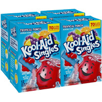 Kool-Aid Singles Tropical Punch 12-0.55 Oz Packets (Pack - 4)