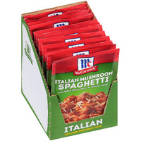 Mccormick Italian Mushroom Spaghetti Sauce Mix, 1.5 Ounce (Pack Of 12)