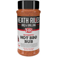 Heath Riles Bbq Rub, Hot Bbq Rub Seasoning, Champion Pitmaster Recipe, Shaker Spice Mix, 13 Oz.