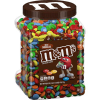 M&M's Milk Chocolate Candies 3Lb 14Oz Jar Limited