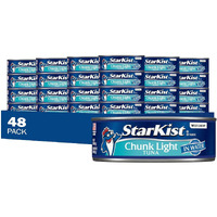 Starkist Chunk Light Tuna In Water, 5 Oz (48 Pack) Canned Tuna Fish, Wild Caught, Gluten Free, Ready To Eat, Perfect For Salads, Keto Meals And Snacks, With 20G Protein & 90 Calories Per Serving