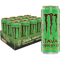 Monster Energy Java Irish Crme, Coffee + Energy Drink, 15 Ounce (Pack Of 12)