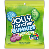Jolly Rancher Gummies Sours, Original Flavors, 182G/6.4 Oz. (Imported From Canada)