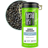 Tiesta Tea - Chinese Gunpowder, Traditional Smoky Green Tea, Premium Aromatic Loose Leaf Tea, Medium Caffeinated, 50 Cups - 5 Ounce Refillable Tin