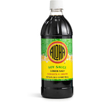 Aloha Shoyu - Lower Salt Soy Sauce With 25% Less Sodium - Versatile And Balanced Shoyu Sauce - Made In Hawaii - 24 Oz. Bottle