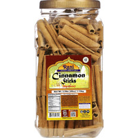 Rani Cinnamon Sticks 40Oz (2.5Lbs) 1.13Kg Bulk Pet Jar - 220-250 Sticks - Strong Aroma, Perfect For Baking, Cooking & Beverages | 3+ Inches Length - Cassia Saigon Cinnamon From Vietnam | Kosher
