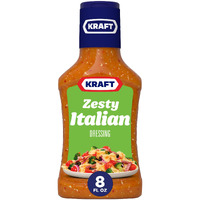 Kraft Zesty Italian Salad Dressing (8 Fl Oz Bottle)
