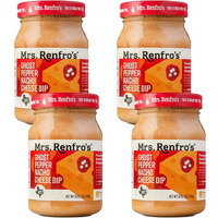 Mrs. Renfros Ghost Pepper Nacho Cheese Dip - Gluten Free (16-Oz. Jars, 4-Pack)
