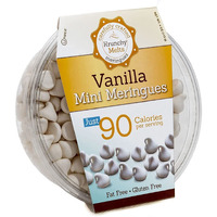 Krunchy Melts Original Meringue Cookies | Vanilla Minis Flavor | Only 90 Calories Per Serving | Fat Free, Gluten Free, Dairy Free (4 Oz)
