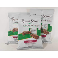 Russell Stover Sugar Free Toffee Squares 3Oz (Pack Of 3)