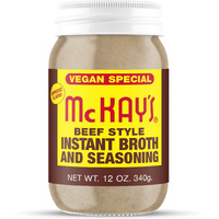 Mc Kay's Chicken And Beef Flavored Powdered Soup Seasoning, Gluten Free Instant Broth, Bullion Cubes Substitute, Vegan Friendly Est. 1945 (Vegan Beef, 1 Pack)