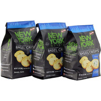 New York Style Bagel Crisps, Plain, 7.2 Ounce (Pack Of 3)