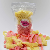 Smarty Stop Sour Candy Gummy Belts (Summer Mix/Mango - Pink Lemonade - 1 Pound)