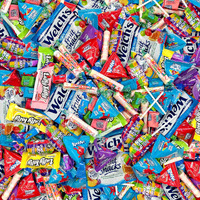 Halloween Party Candy Mix - Pinata Stuffers - Smarties, Kool-Aid, Tueni Pops, Fruit Chews (3 Pound Bag - Approx. 220 Count)