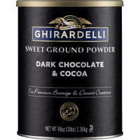 Ghirardelli Dark Chocolate & Cocoa Sweet Ground Powder, 3 Lb Can