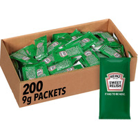 Heinz Sweet Relish Single Serve Packet (0.31 Oz [9G] Pouches, Pack Of 200)