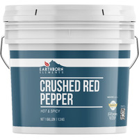 Earthborn Elements Crushed Red Pepper Flakes 1 Gallon Bucket, Pizza Topping, Hot & Spicy Flavor