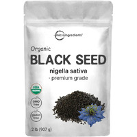 Organic Black Cumin Seed (Nigella Sativa), 2Lbs | Premium Grade Whole Black Seed From Egypt | Great For Baking, Seasoning, And Cooking | Additive Free, Non-Gmo, Bulk Supply