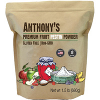 Anthony's Premium Fruit Pectin, 1.5 Lb, Gluten Free, Non Gmo, Vegan