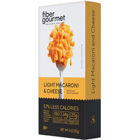 Fiber Gourmet Mac And Cheese - Fiber-Rich, Low-Calorie Instant Pasta - Made In Us, Kosher, And Has Zero Artificial Colors Or Flavors - Pack Of 6 X 6Oz