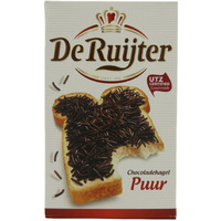 Deruyter Chocoadehagel Puur (Dark Chocolate Sprinkles), 14-Ounces Boxes (Pack Of 3)