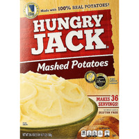 Hungry Jack Instant Mashed Potatoes, Naturally Flavored - Family Size 26.7 Ounce Box