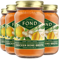 Fond Pasture-Raised Regenerative Chicken Bone Broth Infused With Organic Lemon & Garlic