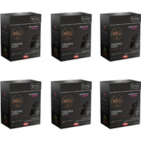 Mill Brewed Verona Blend Coffee K-Fee Compatible With Starbucks Verismo* | 72 Count (6 Boxes X 12 Pods) | Dark Roast Single Serve Coffee Pods