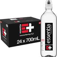 Essentia Water Llc, Ionized Alkaline Bottled Water; 99.9% Pure, Infused With Electrolytes, 9.5 Ph Or Higher With A Clean, Smooth Taste, 23.67 Fl Oz (Pack Of 24)
