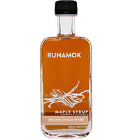 Runamok Maple Cinnamon-Vanilla Infused Maple Syrup - Authentic & Real Vermont Maple Syrup | Gluten Free & Natural Sweetener | Breakfast, Coffee, Pancakes Maple Syrup | 8.45 Fl Oz (250Ml)