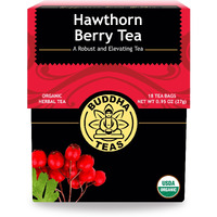 Buddha Teas Organic Hawthorn Berry Tea - Ou Kosher, Usda Organic, Ccof Organic, 18 Bleach-Free Tea Bags