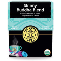 Buddha Teas Organic Skinny Buddha Blend - Ou Kosher, Usda Organic, Ccof Organic, 18 Bleach-Free Tea Bag