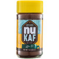 Nukaf By Gourmanity Instant Chicory Coffee Alternative, Brews Like Regular Coffee, All Natural 100% Chicory Root Powder, Great For Your Daily Drink, Rich In Prebiotics, Kosher, 7Oz Jar