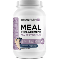 Transformhq Meal Replacement Shake Powder 28 Servings (Blueberry Cheesecake) - Gluten Free, Non-Gmo