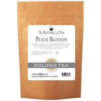 The Republic Of Tea - Peach Blossom Oolong Black Tea, 250 Tea Bags | Caffeinated Tea, Spring Tea