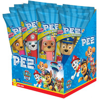 Pez Candy Paw Patrol Dispensers (Individually Wrapped Candy Dispensers Each With Two Candy Refills)12 Count, Assorted Fruit